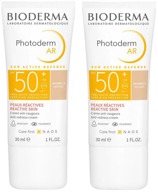 Bioderma Photoderm AR SPF50+ Teinte Naturelle 2x30 ml