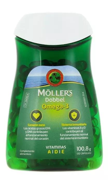 Moller's Omega 3 Dobble 112 Cápsulas