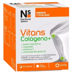NS Vitans Collagen+ Lemon Flavor 30 Envelopes