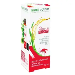 Naturactive Aromathérapie Roll'On Apaisant Piqures Insecte Moustique 10ml