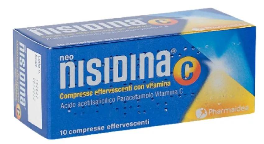 Neo Nisidina C Influenza e Raffreddore Con Vitamina C 10 Compresse Effervescenti