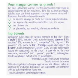 Hipp Bio La Mamma Lasagnes Petits Légumes Saumon +15m 250g