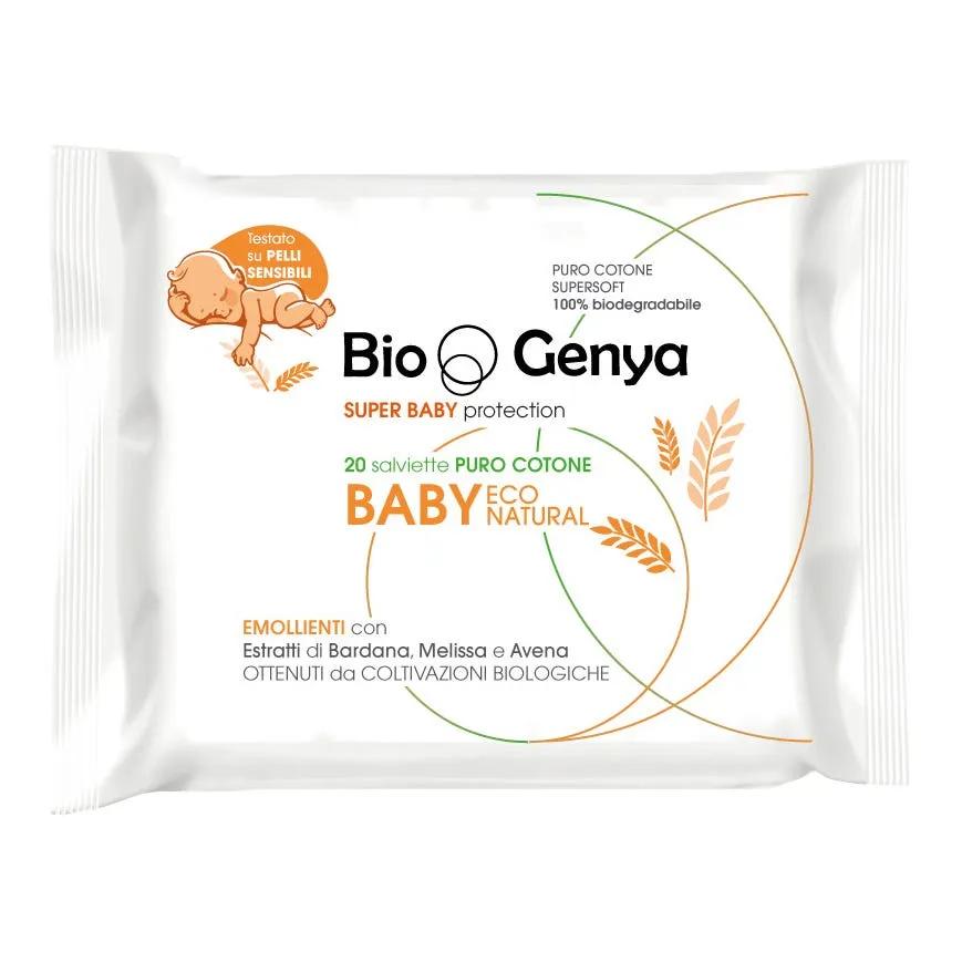 Biogenya Salviette Baby Eco Natural 20 Pezzi