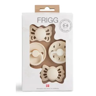 Mushie My First Pacifier Moonlight Sailing Cream 0-6m 4 units