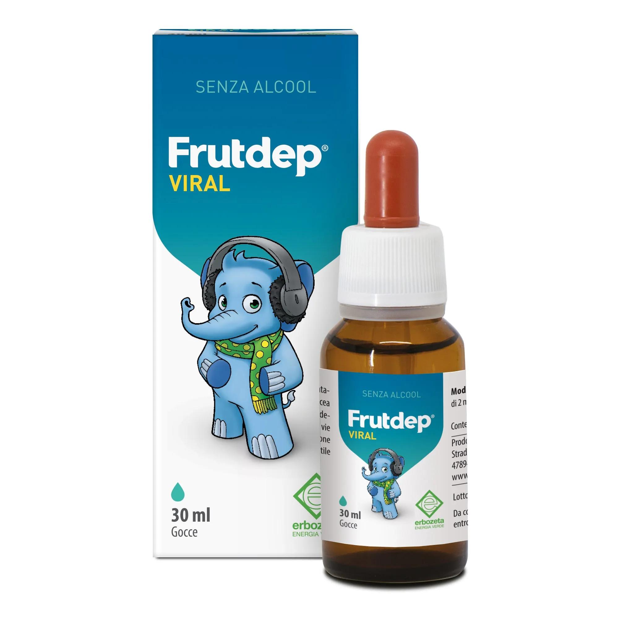 Erbozeta Frutdep Viral Gocce Integratore con Propoli Bambini 30 ml