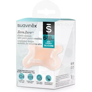 Suavinex Zero Zero Fopspeen met Fysiologische Siliconen Tepel SX Pro 6-18m