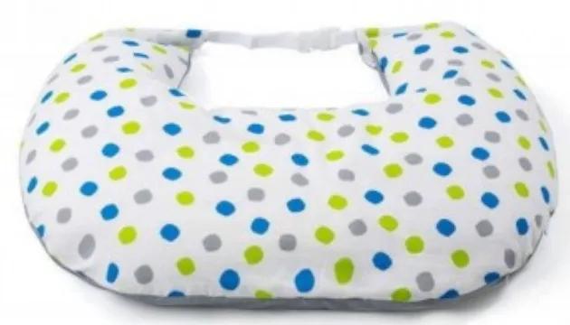 Coussin d'allaitement Nuvita avec support Dreamwizard blanc et vert