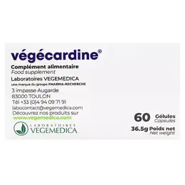 Vegemedica Vegecardine 60 gélules