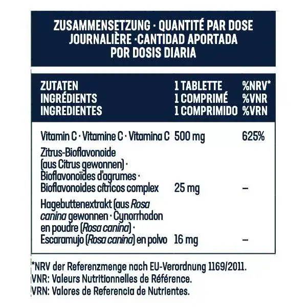 Balasense Vitamine C Cynorrhodon Lot de 2 x 60 comprimés