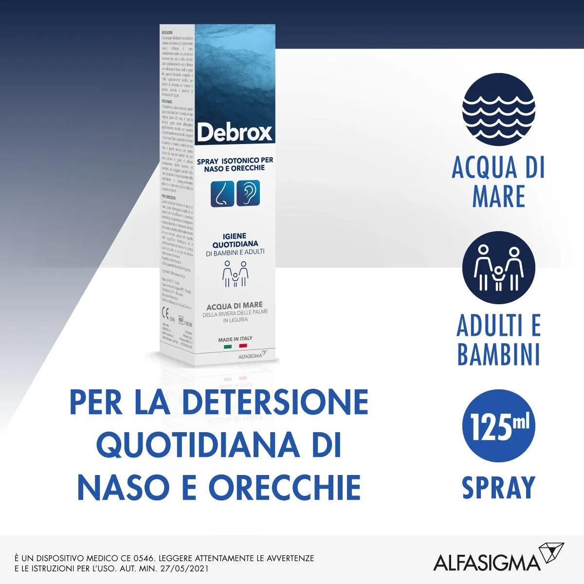 Debrox Spray Isotonico Naso E Orecchie 125 ml