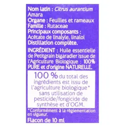 Naturactive Huile Essentielle Bio Petitgrain Bigaradier 10ml