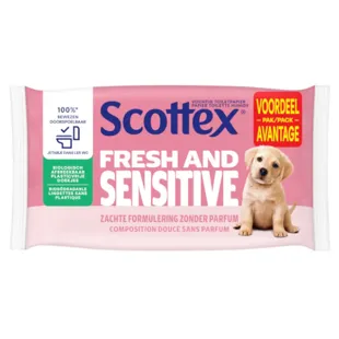 Scottex Sensitive Wet Toilet Paper 38 units