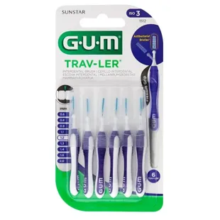 Gum Interdental brush Travler 1, 2 mm
