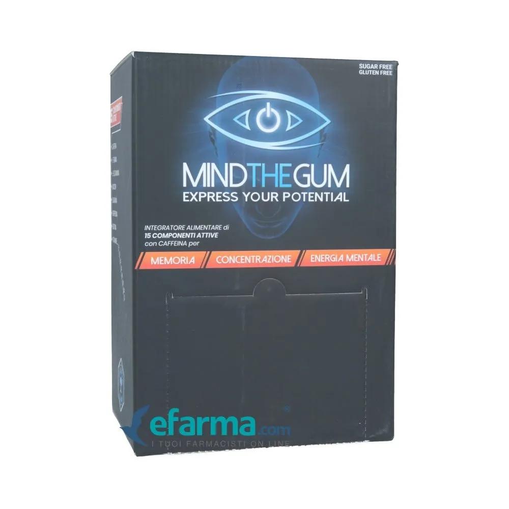 Mind The Gum Integratore per Memoria e Concentrazione 150 Chewing Gum