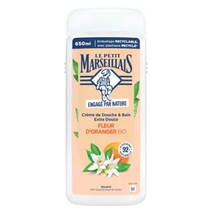 Le Petit Marseillais Crema doccia e bagno extra delicata ai fiori d'arancio 650ml