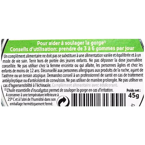 Forté Pharma Forté Royal Caramelos para Garganta sabor Eucalipto 45g