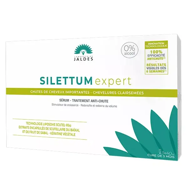 Jaldes Silettum Expert Tratamiento Anti-Caída para 3 meses 3 x 40ml