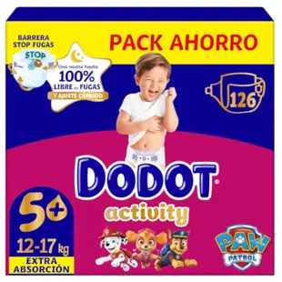 Dodot Activity Box Diapers XXL T5 (11-16 Kg) 126 units