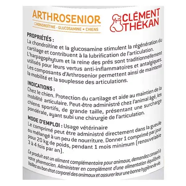 Clément Thékan Arthrosenior - Cartilagine e Articolazioni 60 compresse