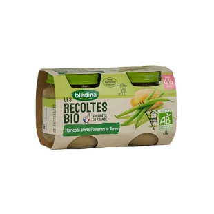 Blédina Récoltes Bio Fagiolini e Patate 2 x 130g