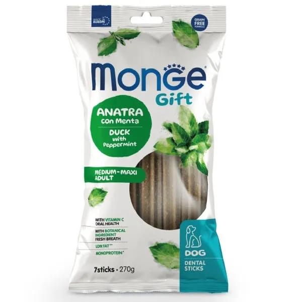 Monge Dental Sticks Anatra Con Menta Per Cani Adulti Medium/Maxi 270G