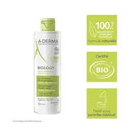 A-Derma Biology Eau Micellaire Dermatologique Hydra-Nettoyante Bio 400ml