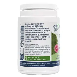 Oemine Spiruline 1000 Système Immunitaire Fatigue et Anti-Oxydant 60 comprimés