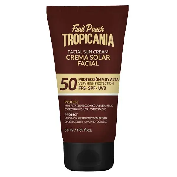 Tropicania Protection Crème Solaire Visage SPF50 50ml