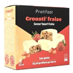 Protifast Barretta Crousti'Fragola 7 barrette