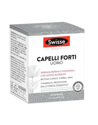 Swisse Beauty Capelli Forti Uomo Integratore Vitamine e Minerali 30 Compresse