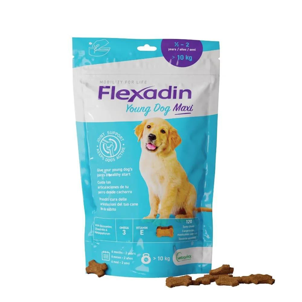 Flexadin Young Dog Maxi Mangime Complementare Per Cani 120 Tavolette