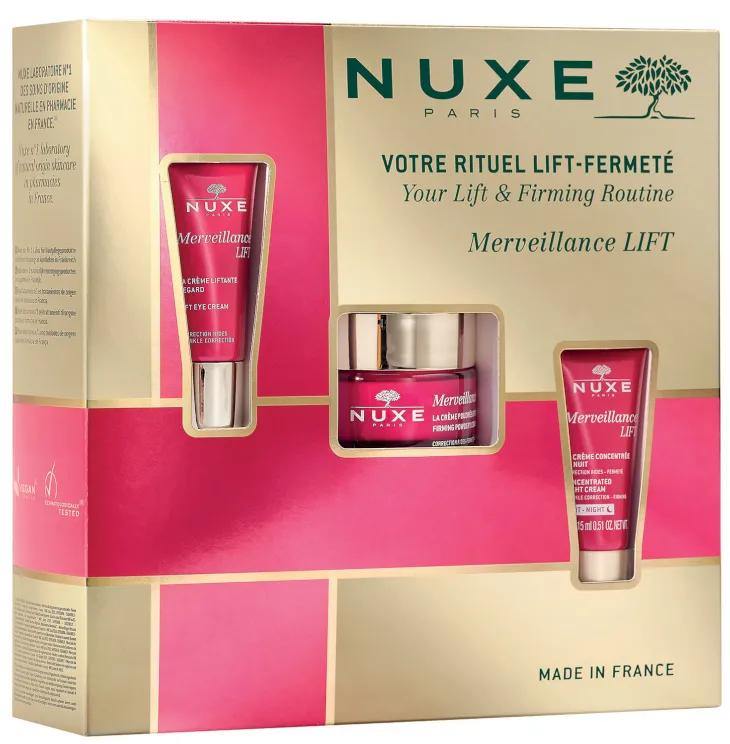 Nuxe Lift Firmness Cream, Serum und Eye Contour Set Merveillance Expert