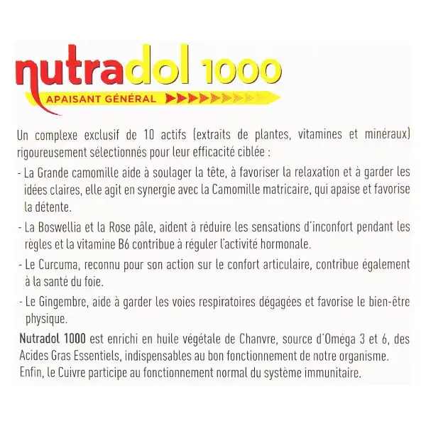 Granions Nutradol 1000 15 tablets