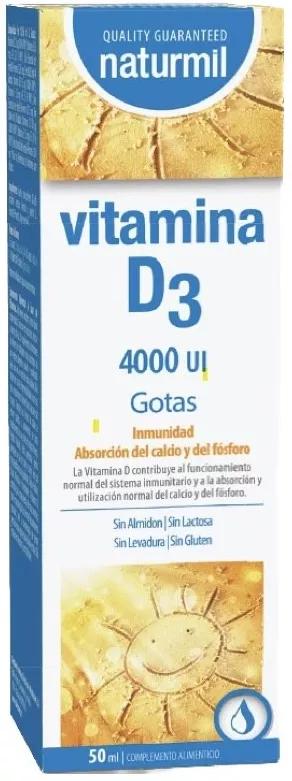 Naturmil Vitamina D3 Gotas 50 ml