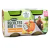 Blédina Les Récoltes Bio Pommes Ananas Lot de 2 x 130g