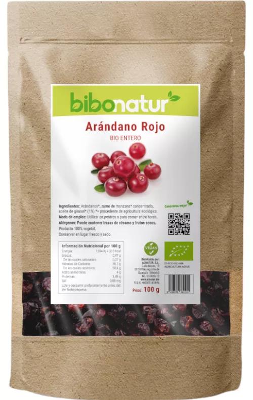 Arândano Vermelho Inteiro Bio 100 gr