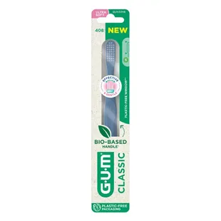 Spazzolino da denti compatto Gum Classic Bio-sourced Ultra-Soft 15/100