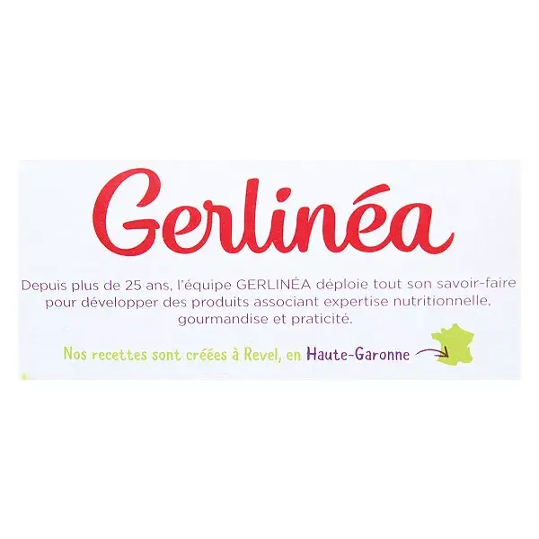 Gerlinéa Repas Minceur Barres Fourrées Pomme et Framboise 8 x 45g