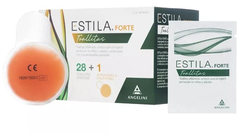 Estila Toalhitas Oculares Forte 28 uds + 1 Almofada de Aquecer