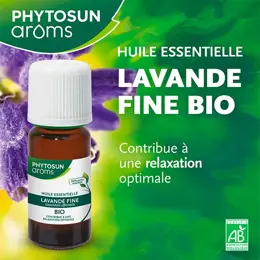 Phytosun Arôms Huile Essentielle Lavande Fine Bio 10ml