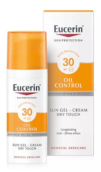 Eucerin Sun Facial Gel-Crema Oil Control Dry Touch SPF30 50 ml