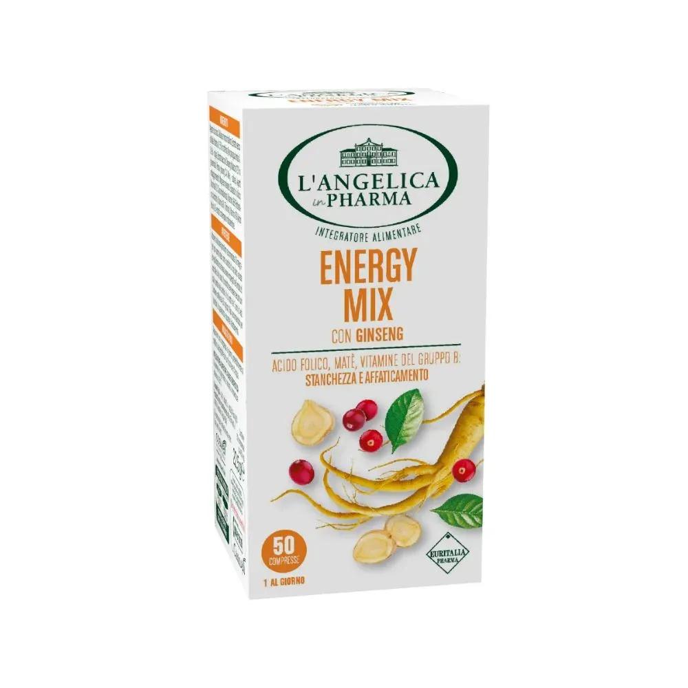 L'Angelica Energy Mix Integratore per Stanchezza e Affaticamento con Ginseng 60 Compresse