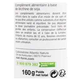 Nat & Form Original Huile Lécithine Soja 100 capsules