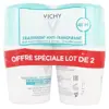 Vichy Déodorant Anti-Transpirant Anti-Traces Blanches & Jaunes 48h Roll-On Lot de 2 x 50ml