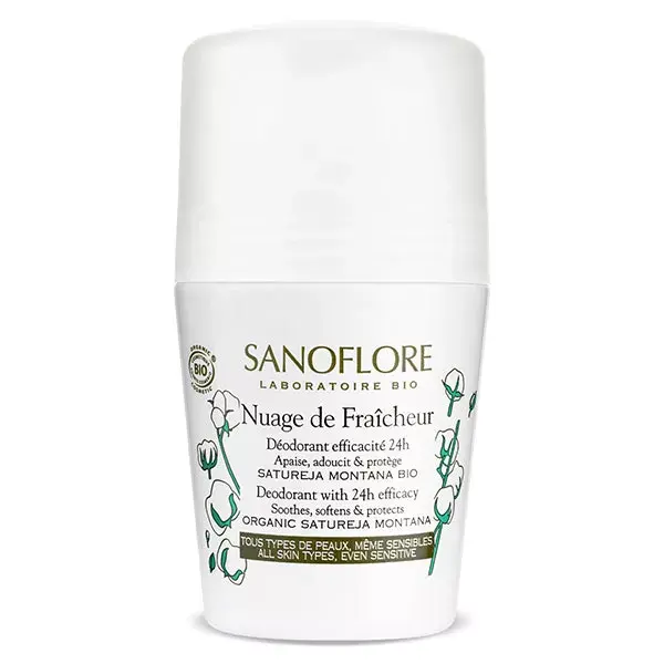 Sanoflore Desodorante Nube de Frescura Roll-On 24h Bio 50ml