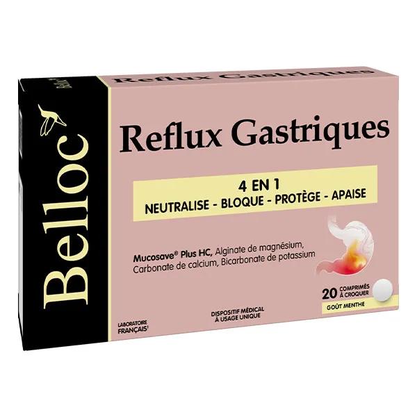 Belloc Reflux Gastriques 4 en 1 Comprimés X 20 - Dès 12 ans