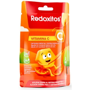 Redoxitos Vitamins and Defenses 25 Soft Pearls Orange Flavor