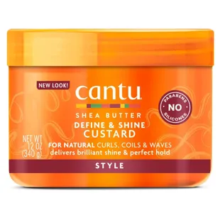Cantu Shea Butter For Natural Hair Define &amp; Shine Custard Gel 340 gr