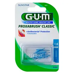 Gum Brossette Interdentaire Proxabrush Classic 1,6mm 8 unités