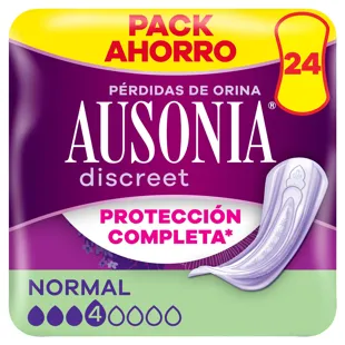 Ausonia Discreet Normal Urine Loss Compresses for Women 24 units